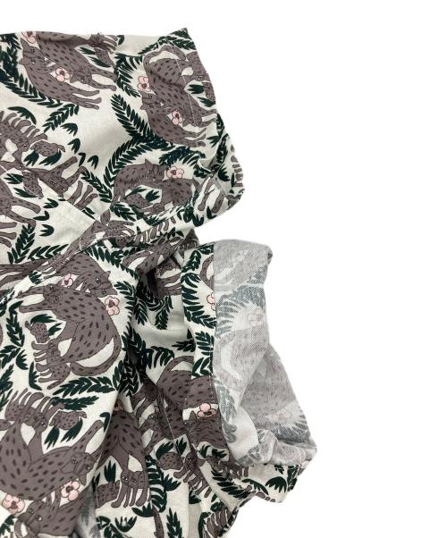 THE NORTH FACE（ザ ノース フェイス）THE NORTH FACE (ザ ノース フェイス) mina perhonen (ミナ ペルホネン) 半袖総柄シャツ ブラウン×ベージュ サイズ:SIZE Lの古着・服飾アイテム