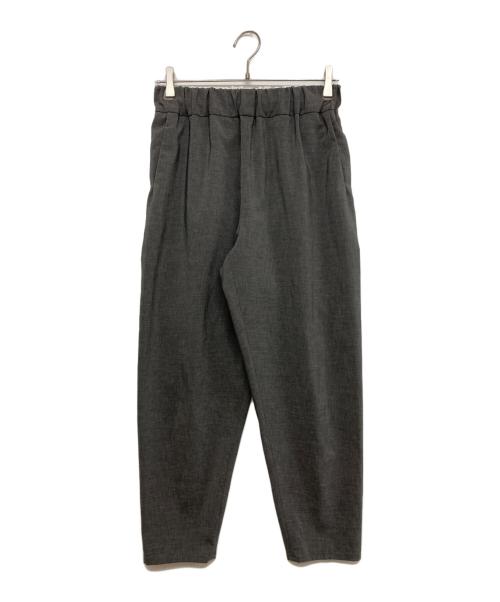 NO CONTROL AIR（ノーコントロールエアー）NO CONTROL AIR (ノーコントロールエアー) 強撚ポリエステル・ストレッチポプリンテーパードパンツ グレー サイズ:SIZE XSの古着・服飾アイテム