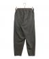 NO CONTROL AIR（ノーコントロールエアー）の古着「強撚ポリエステル・ストレッチポプリンテーパードパンツ」｜グレー
