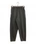 NO CONTROL AIR (ノーコントロールエアー) 強撚ポリエステル・ストレッチポプリンテーパードパンツ グレー サイズ:SIZE XS：8000円