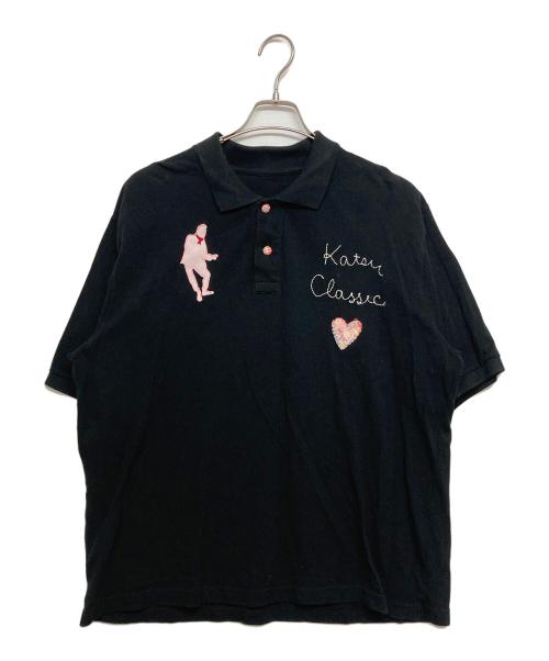 Porter Classic（ポータークラシック）Porter Classic (ポータークラシック) CUSTOM POLO ブラック サイズ:SIZE XXLの古着・服飾アイテム