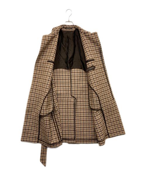 TAGLIATORE（タリアトーレ）TAGLIATORE (タリアトーレ) サロモン ベルデッドコート ブラウン サイズ:44の古着・服飾アイテム