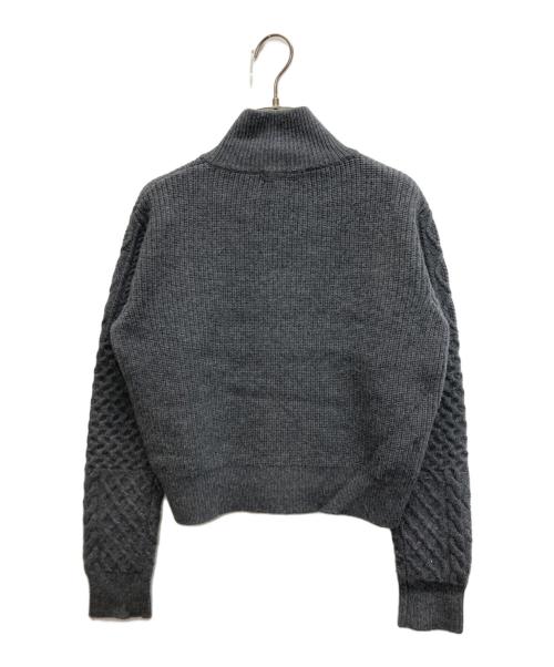 TTT MSW（ティー）TTT MSW (ティー) Drivers Zip Up Knit グレー サイズ:SIZE Sの古着・服飾アイテム