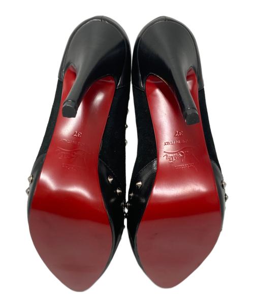 Christian Louboutin（クリスチャン・ルブタン）Christian Louboutin (クリスチャン・ルブタン) ハイヒールスタッズパンプス ブラック サイズ:SIZE 37の古着・服飾アイテム