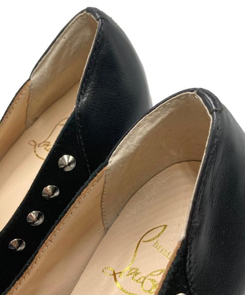 Christian Louboutin（クリスチャン・ルブタン）Christian Louboutin (クリスチャン・ルブタン) ハイヒールスタッズパンプス ブラック サイズ:SIZE 37の古着・服飾アイテム