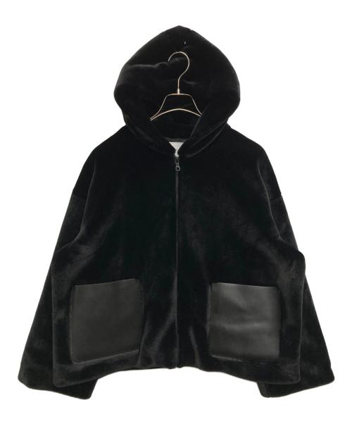 UNITED ARROWS TOKYO（ユナイテッドアローズトウキョウ）UNITED ARROWS TOKYO (ユナイテッドアローズトウキョウ) フェイクファーブルゾン ブラック サイズ:不明の古着・服飾アイテム