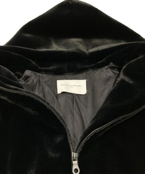 UNITED ARROWS TOKYO（ユナイテッドアローズトウキョウ）UNITED ARROWS TOKYO (ユナイテッドアローズトウキョウ) フェイクファーブルゾン ブラック サイズ:不明の古着・服飾アイテム