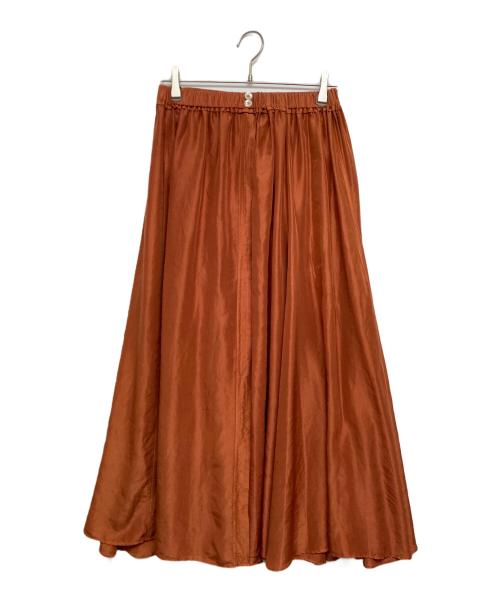 forte forte（フォルテ・フォルテ）forte forte (フォルテ・フォルテ) シルクスカート オレンジ サイズ:SIZE 1の古着・服飾アイテム
