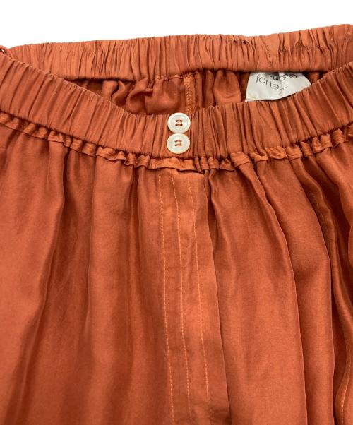 forte forte（フォルテ・フォルテ）forte forte (フォルテ・フォルテ) シルクスカート オレンジ サイズ:SIZE 1の古着・服飾アイテム