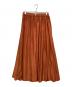 forte forte（フォルテ・フォルテ）の古着「シルクスカート」｜オレンジ