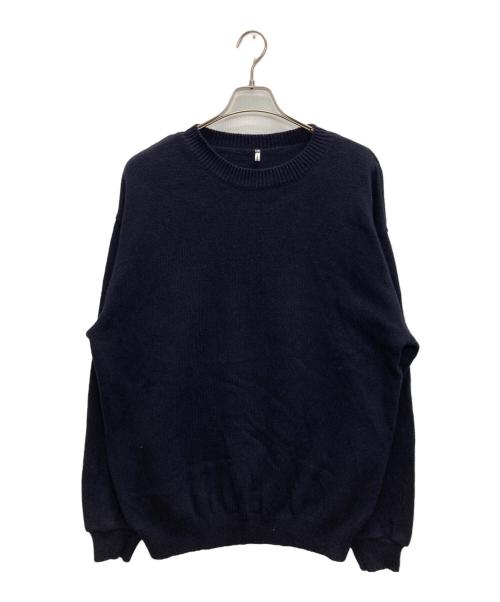 ISSUE THINGS（イシューシングス）ISSUE THINGS (イシューシングス) コットンニット ネイビー サイズ:SIZE 1の古着・服飾アイテム