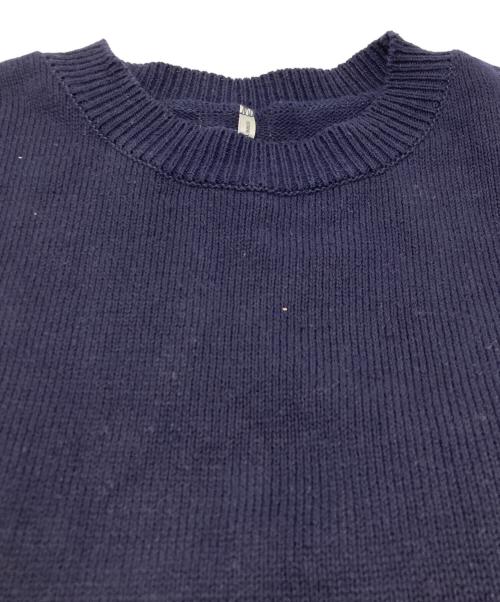 ISSUE THINGS（イシューシングス）ISSUE THINGS (イシューシングス) コットンニット ネイビー サイズ:SIZE 1の古着・服飾アイテム