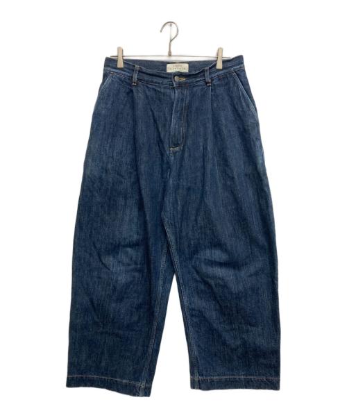 STUDIO NICHOLSON（スタジオ ニコルソン）STUDIO NICHOLSON (スタジオ ニコルソン) SELVEDGE DENIM WIDE PANTS インディゴ サイズ:Mの古着・服飾アイテム