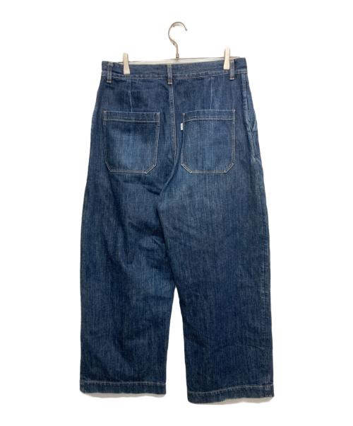 STUDIO NICHOLSON（スタジオ ニコルソン）STUDIO NICHOLSON (スタジオ ニコルソン) SELVEDGE DENIM WIDE PANTS インディゴ サイズ:Mの古着・服飾アイテム