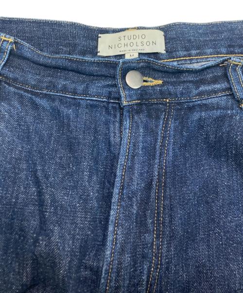 STUDIO NICHOLSON（スタジオ ニコルソン）STUDIO NICHOLSON (スタジオ ニコルソン) SELVEDGE DENIM WIDE PANTS インディゴ サイズ:Mの古着・服飾アイテム