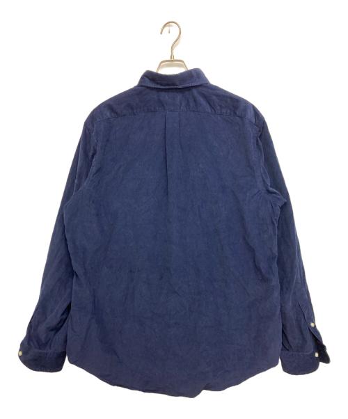 POLO RALPH LAUREN（ポロ・ラルフローレン）POLO RALPH LAUREN (ポロ・ラルフローレン) ポロベア コーデュロイシャツ ネイビー サイズ:XLの古着・服飾アイテム