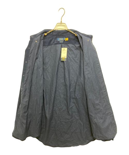 POLO RALPH LAUREN（ポロ・ラルフローレン）POLO RALPH LAUREN (ポロ・ラルフローレン) ポロベア コーデュロイシャツ ネイビー サイズ:XLの古着・服飾アイテム