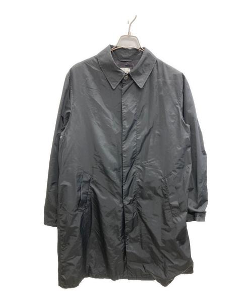 ARMANI COLLEZIONI（アルマーニ コレツィオーニ）ARMANI COLLEZIONI (アルマーニ コレツィオーニ) ナイロン ステンカラーコート ブラック サイズ:SIZE50の古着・服飾アイテム