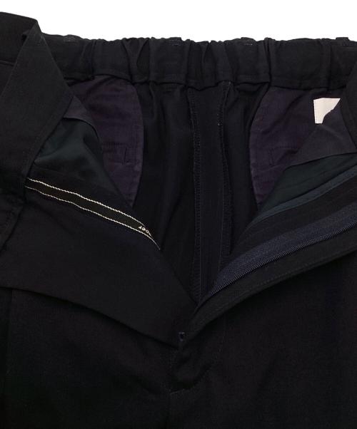 Graphpaper（グラフペーパー）Graphpaper (グラフペーパー) SELVAGE WOOL TAPERED SLACKS ネイビー サイズ:SIZE 2の古着・服飾アイテム