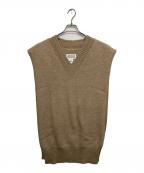 Maison Margielaメゾンマルジェラ）の古着「ニットベスト」｜ベージュ