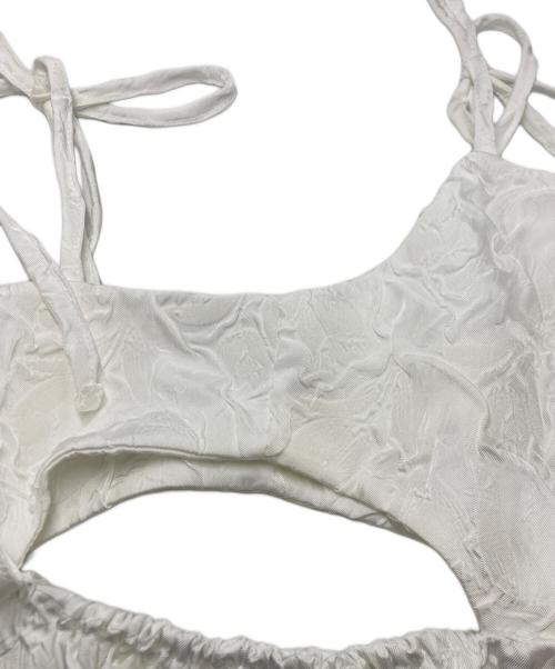 POPPY（ポピー）POPPY (ポピー) BALLOON CAMI ONE-PIECE ホワイト サイズ:SIZE Mの古着・服飾アイテム