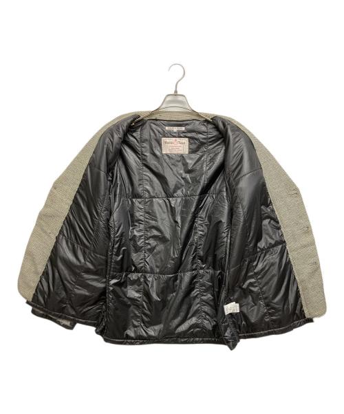 Rebuild by Needles（リビルドバイニードルス）Rebuild by Needles (リビルドバイニードルス) Harris Tweed (ハリスツイード) 再構築ツイードジャケット カーキ サイズ:Ｌの古着・服飾アイテム