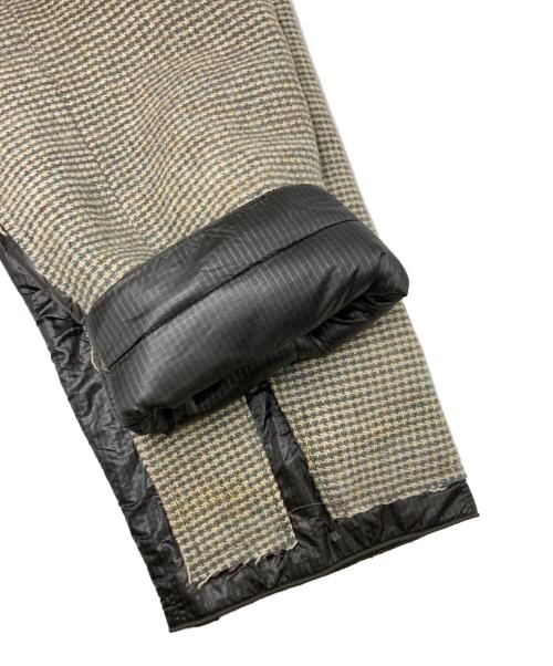 Rebuild by Needles（リビルドバイニードルス）Rebuild by Needles (リビルドバイニードルス) Harris Tweed (ハリスツイード) 再構築ツイードジャケット カーキ サイズ:Ｌの古着・服飾アイテム