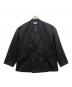 MAISON SPECIAL（メゾンスペシャル）の古着「Wool Mix Smooth Prime-Over Peaked Lapel Double Tailored Jacket/ダブルジャケット」｜ブラック