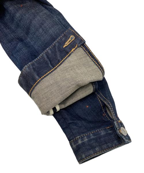 DSQUARED2（ディースクエアード）DSQUARED2 (ディースクエアード) DAN JEAN JACKET インディゴ サイズ:SIZE 42の古着・服飾アイテム