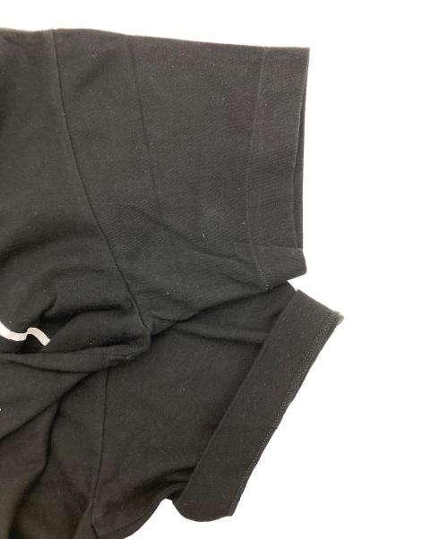 PLAY COMME des GARCONS（プレイコムデギャルソン）PLAY COMME des GARCONS (プレイコムデギャルソン) 逆さラインハート Playロゴ半袖Tシャツ ブラック サイズ:SIZE Sの古着・服飾アイテム