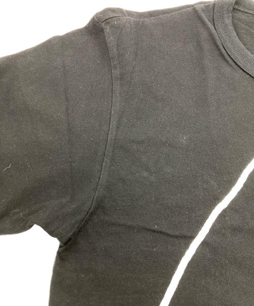 PLAY COMME des GARCONS（プレイコムデギャルソン）PLAY COMME des GARCONS (プレイコムデギャルソン) 逆さラインハート Playロゴ半袖Tシャツ ブラック サイズ:SIZE Sの古着・服飾アイテム