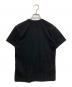 PLAY COMME des GARCONS (プレイコムデギャルソン) 逆さラインハート Playロゴ半袖Tシャツ ブラック サイズ:SIZE S：7000円