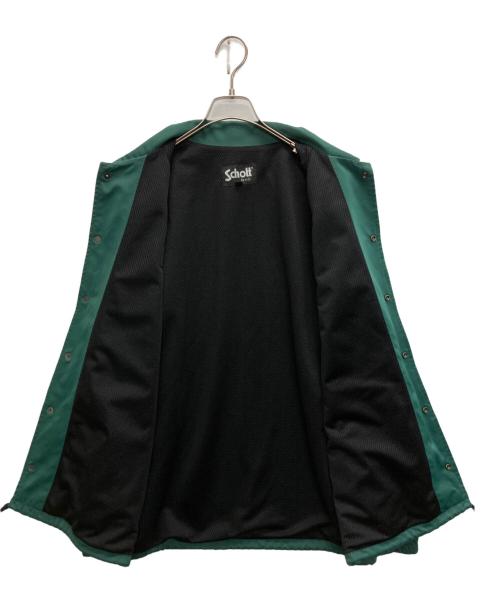 Schott NYC（ショット NYC）Schott NYC (ショット NYC) ボーンロゴコーチジャケット グリーン サイズ:SIZE Lの古着・服飾アイテム