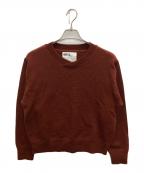 MHLエムエイチエル）の古着「Vネックニット」｜ブラウン