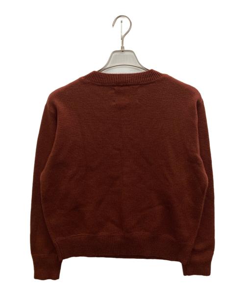 MHL（エムエイチエル）MHL (エムエイチエル) Vネックニット ブラウン サイズ:SIZE 2の古着・服飾アイテム