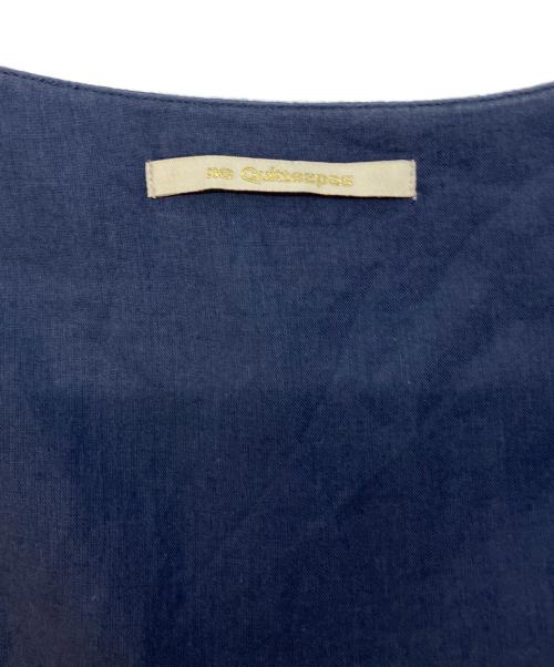 ne quittez pas（ヌキテパ）ne quittez pas (ヌキテパ) 2wayコットンボイル クロスオーバーフロントガウン ネイビー サイズ:SIZE Freeの古着・服飾アイテム