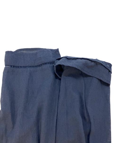 ne quittez pas（ヌキテパ）ne quittez pas (ヌキテパ) 2wayコットンボイル クロスオーバーフロントガウン ネイビー サイズ:SIZE Freeの古着・服飾アイテム