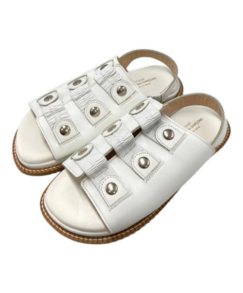 tricot COMME des GARCONS（トリココムデギャルソン）tricot COMME des GARCONS (トリココムデギャルソン) レザ-サンダル ホワイト サイズ:SIZE 23.5cmの古着・服飾アイテム