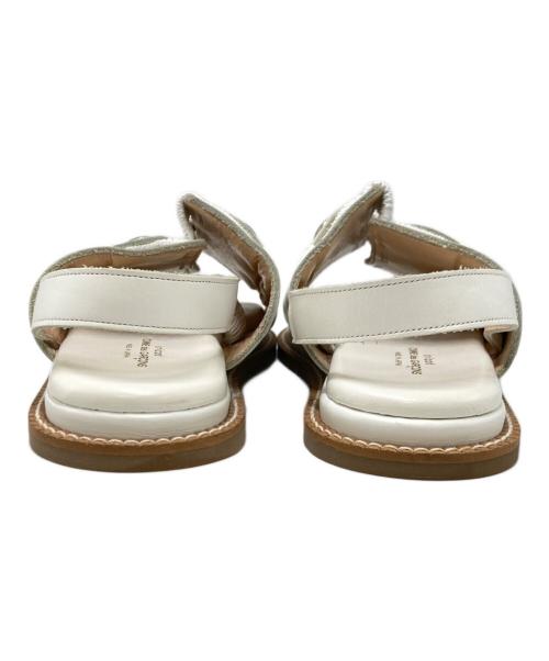 tricot COMME des GARCONS（トリココムデギャルソン）tricot COMME des GARCONS (トリココムデギャルソン) レザ-サンダル ホワイト サイズ:SIZE 23.5cmの古着・服飾アイテム