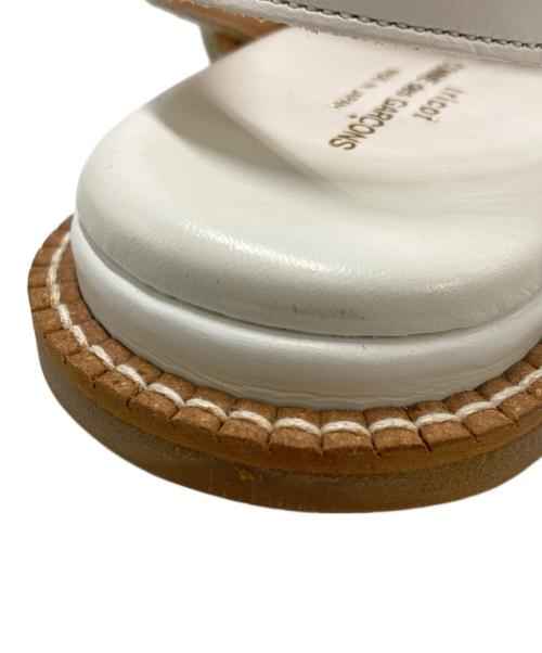 tricot COMME des GARCONS（トリココムデギャルソン）tricot COMME des GARCONS (トリココムデギャルソン) レザ-サンダル ホワイト サイズ:SIZE 23.5cmの古着・服飾アイテム