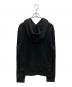 GUCCI (グッチ) USED加工オールドロゴプリントプルオーバーパーカー ブラック サイズ:SIZE XS：24000円