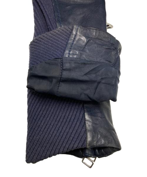 glamb（グラム）glamb (グラム) ラムレザー ライダースジャケット ネイビー サイズ:SIZE 1の古着・服飾アイテム