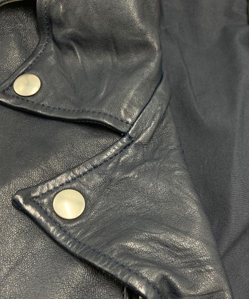 glamb（グラム）glamb (グラム) ラムレザー ライダースジャケット ネイビー サイズ:SIZE 1の古着・服飾アイテム