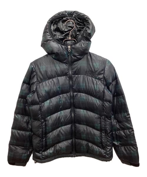 THE NORTH FACE（ザ ノース フェイス）THE NORTH FACE (ザ ノース フェイス) ダウンジャケット ブラック×グリーン サイズ:SIZE Ｍの古着・服飾アイテム