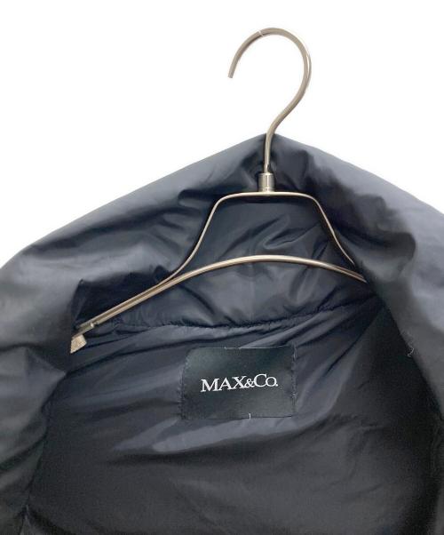 MAX&Co.（マックスアンドコー）MAX&Co. (マックスアンドコー) 袖リブダウンジャケット ブラック サイズ:36の古着・服飾アイテム