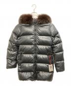 DUVETICAデュベティカ）の古着「フィンラクーンロングダウンジャケット」｜ブラック