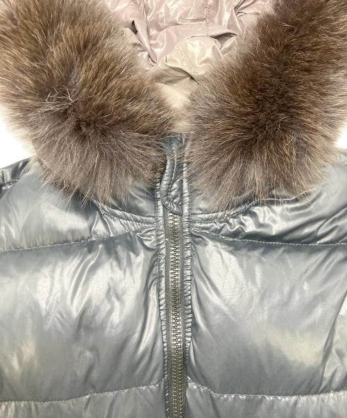 DUVETICA（デュベティカ）DUVETICA (デュベティカ) フィンラクーンロングダウンジャケット ブラック サイズ:40の古着・服飾アイテム