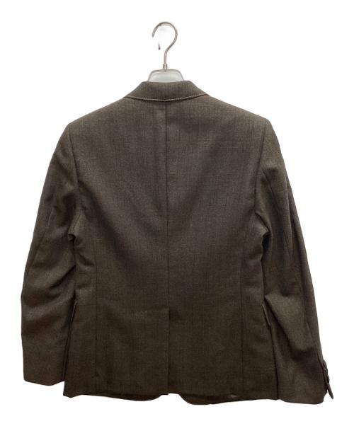 PRADA（プラダ）PRADA (プラダ) 3Bステッチテーラードジャケット ブラウン サイズ:SIZE 46Rの古着・服飾アイテム