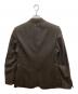 PRADA (プラダ) 3Bステッチテーラードジャケット ブラウン サイズ:SIZE 46R：30000円