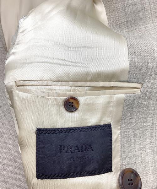 PRADA（プラダ）PRADA (プラダ) ダブルコート ベージュ サイズ:SIZE 48の古着・服飾アイテム
